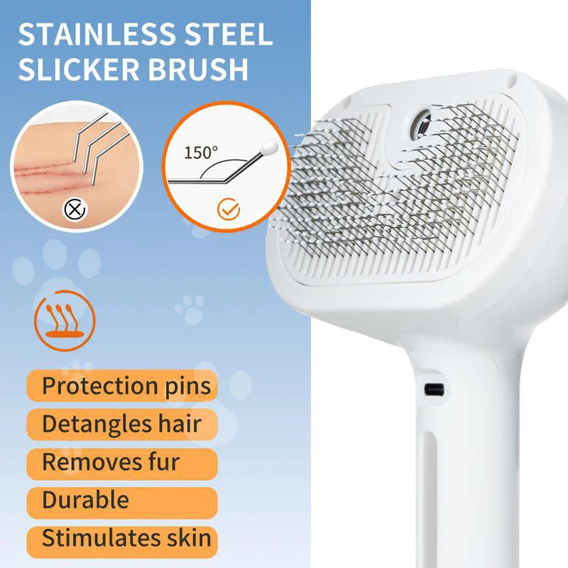 Pet Steam Massage Hair Comb